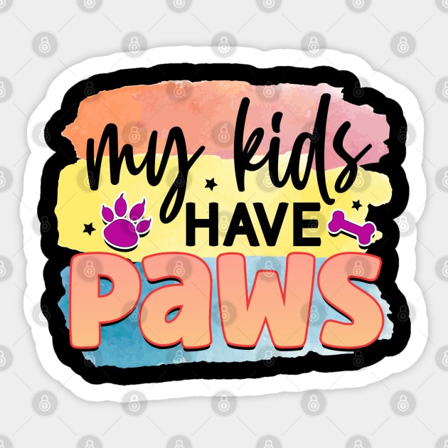 Pawsitively Hilarious: A Shirt for Dog Lovers Sticker by Steve